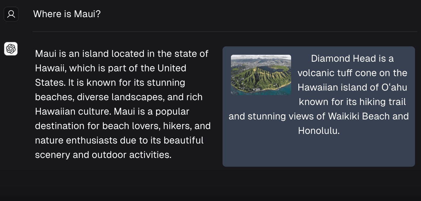 TravelChat demo